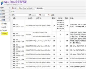 MVC5+EasyUI企业框架源码