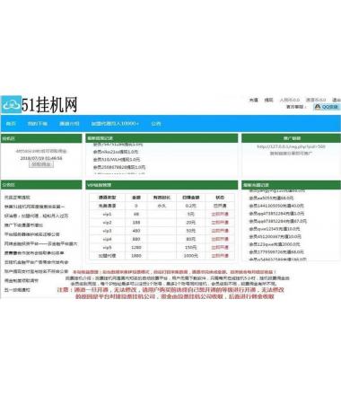 51挂机任务网源码 网页自动挂机投票电脑赚钱平台源码